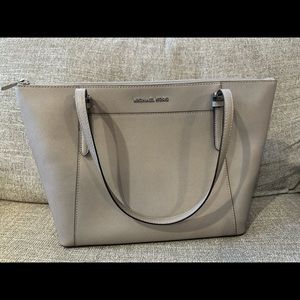 Gray Michael Kors tote